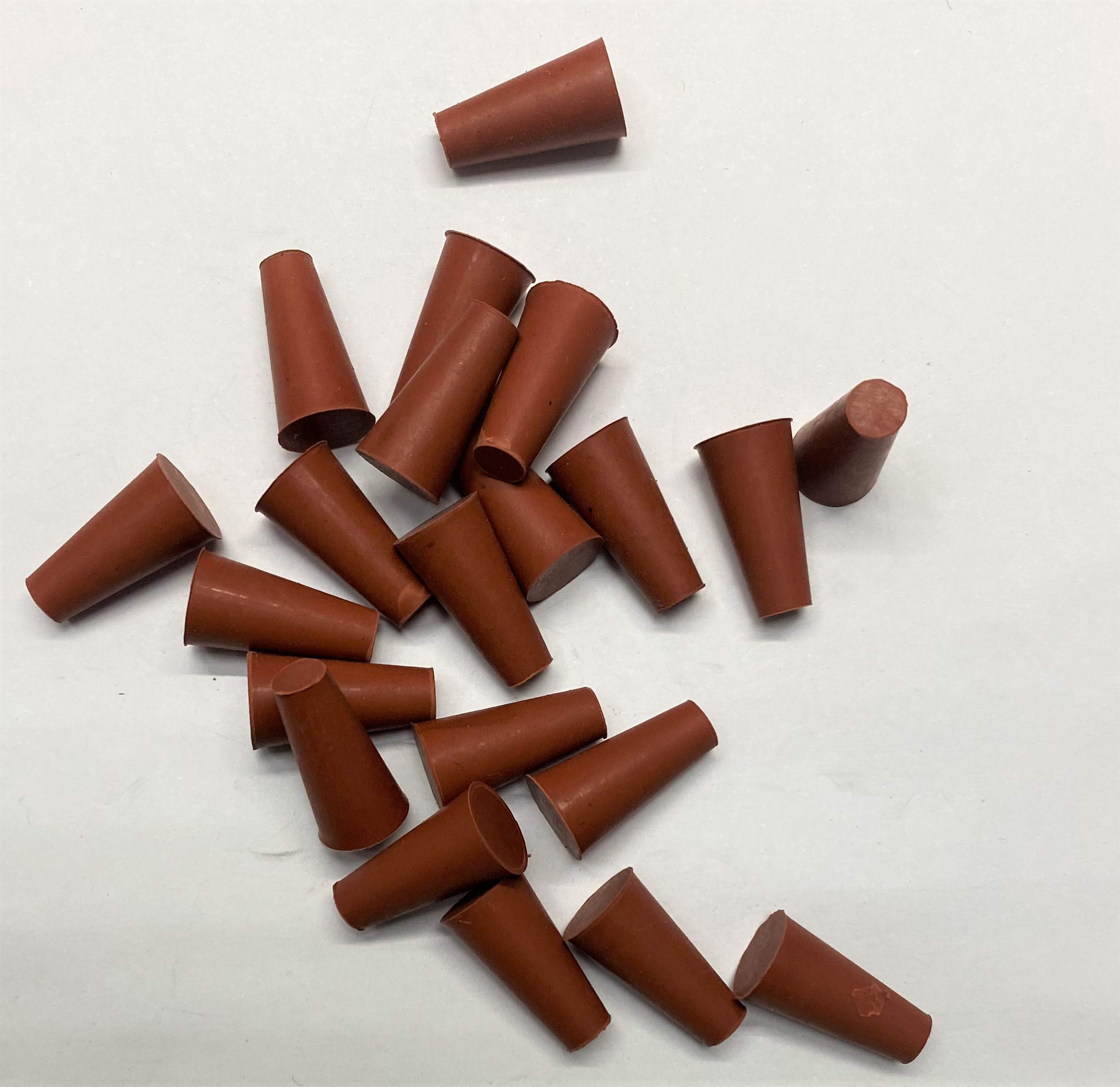 Dexierp Schutzkraft Stopfen – Konisch, Gerippt, Für 24–26 Mm Innendurchmesser, 5er-Pack, Silikon, Wiederverwendbar, Hitzebeständig Bis 200 °C