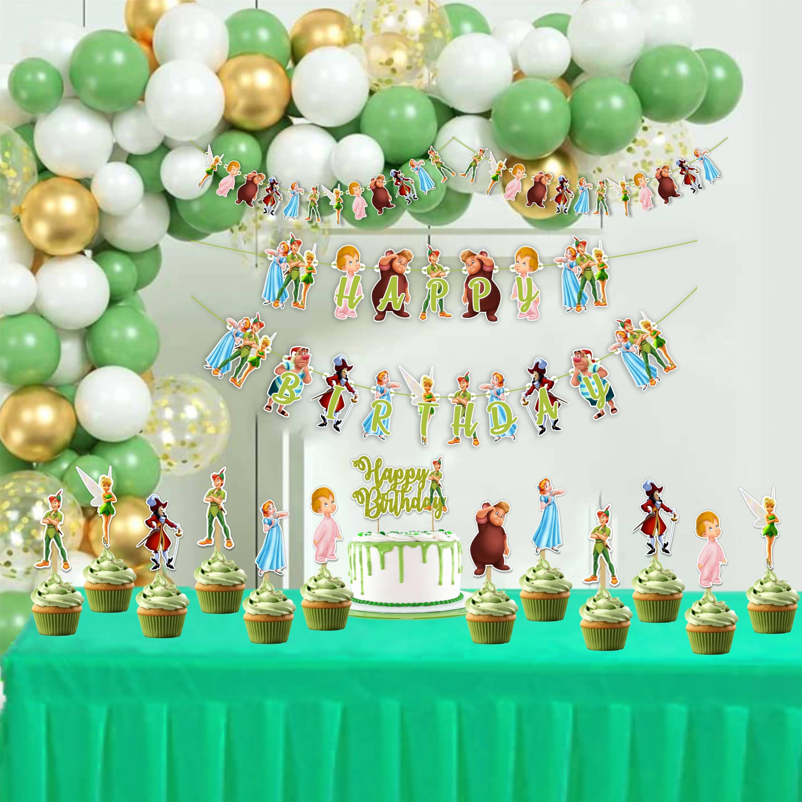 – Seyal® Ptr Pan Theme Birthday Party Supplies