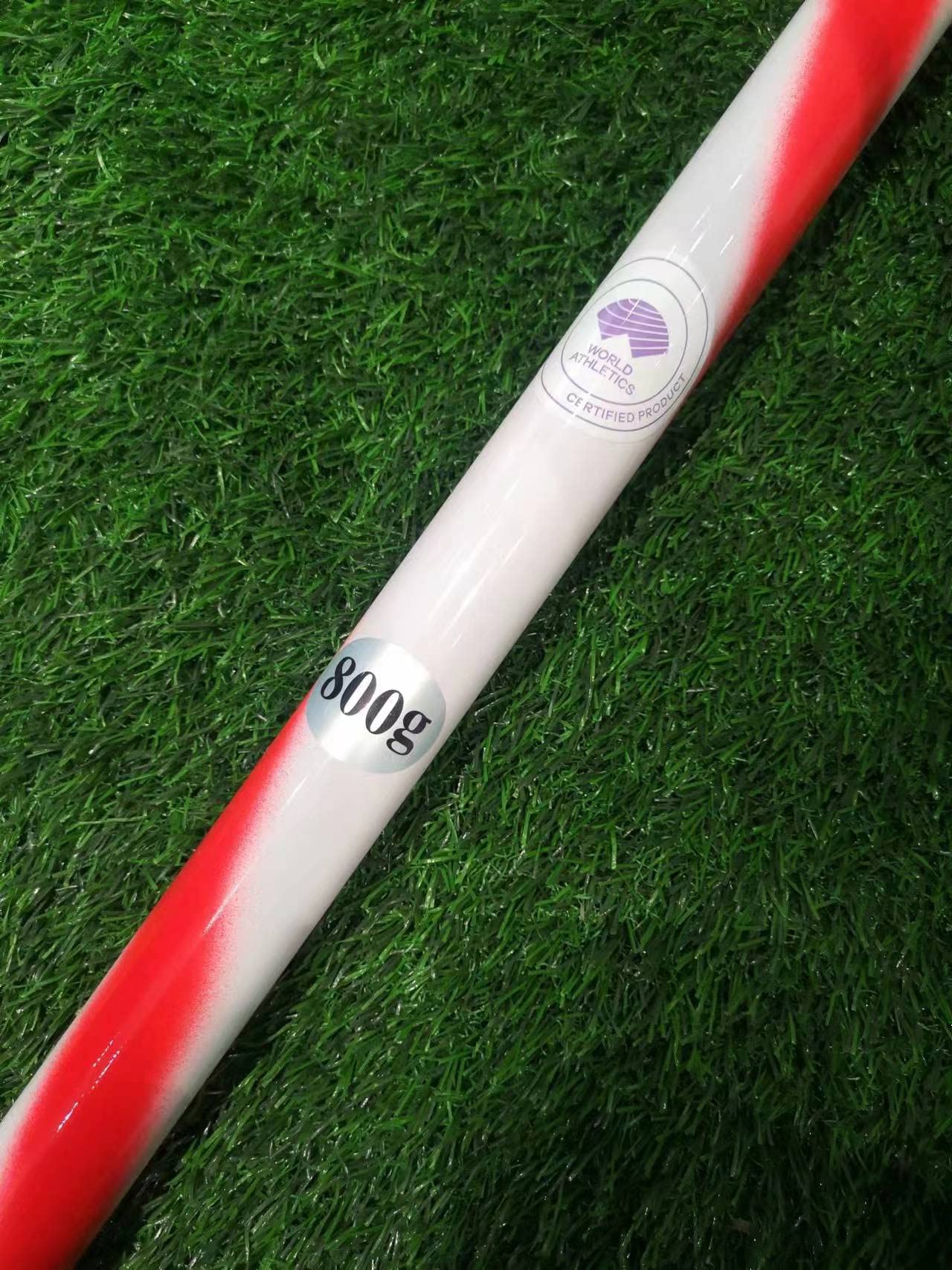 Red and White Color Competition javelins 800g - Adult Men Boy's 800 Gram Rated 85Meter Track & Field Javelin for Competition and Training