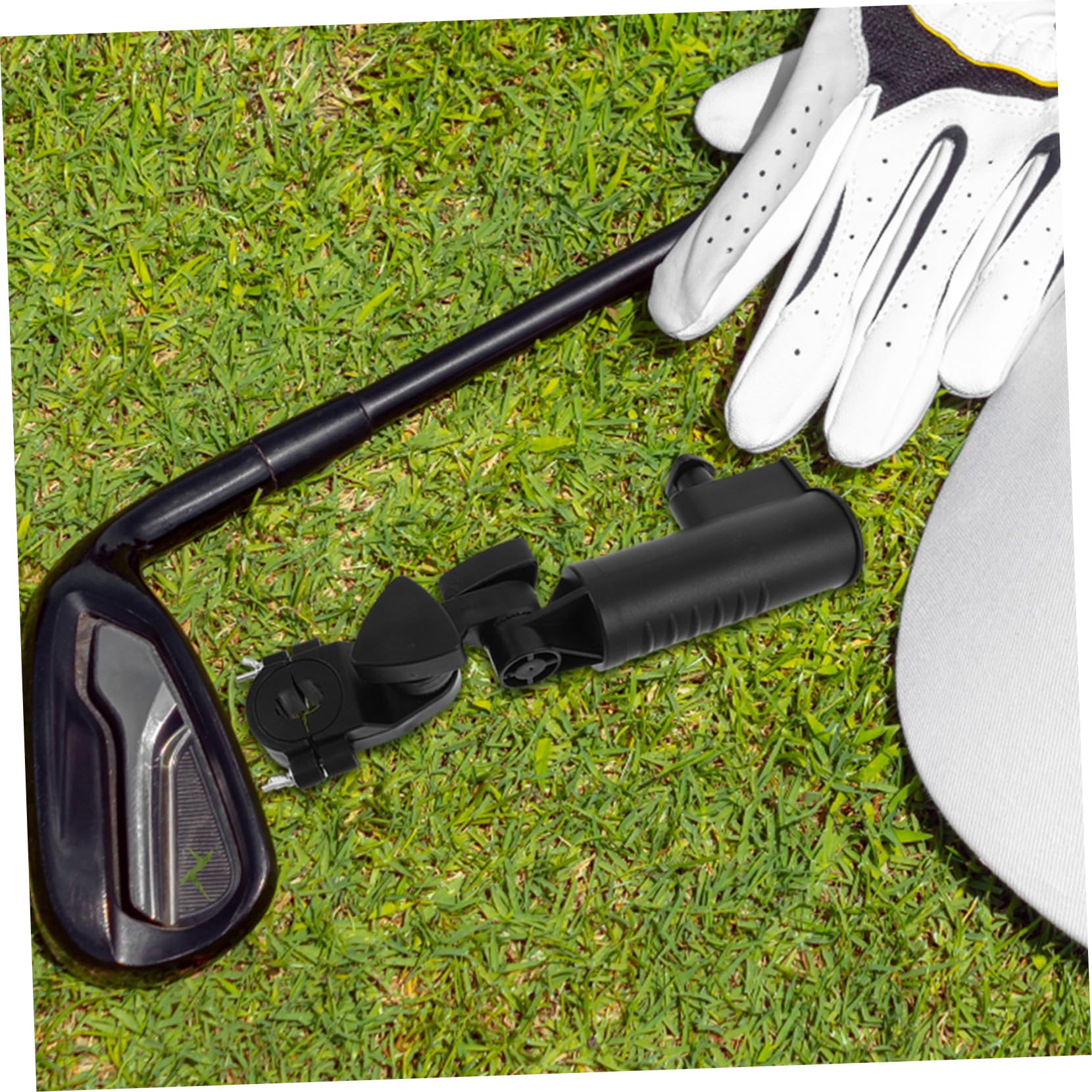 BESPORTBLE 2 Stück Golf Regenschirmhalter für Trolley Halterung mit Stabilem Kunststoff-klemmmechanismus Sicherer Stabiler Golfwagen Schirmständer für Sonnige und Regnerische Tage