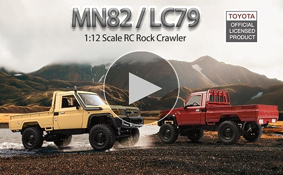 Amazon.com: captainrc 1:12 Scale Trucks MN82 RC Rock Crawler