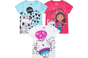 Gabby's Dollhouse T-Shirt Trio for Young Fashionistas