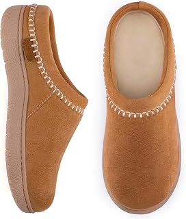 Zigzagger Women's Slip On Moccasin Slippers, Microsuede Indoor/Outdoor Comfy House Shoes with Memory Foam, Cozy Loafer Clog Slippers