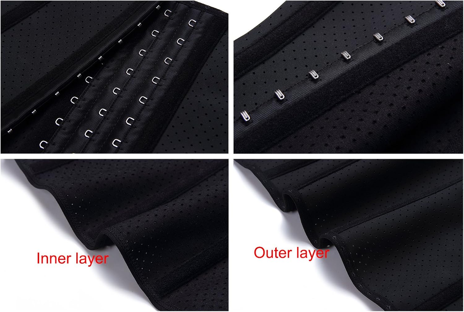 YIANNA Short Torso Waist Trainer Corset for Tummy Control Underbust