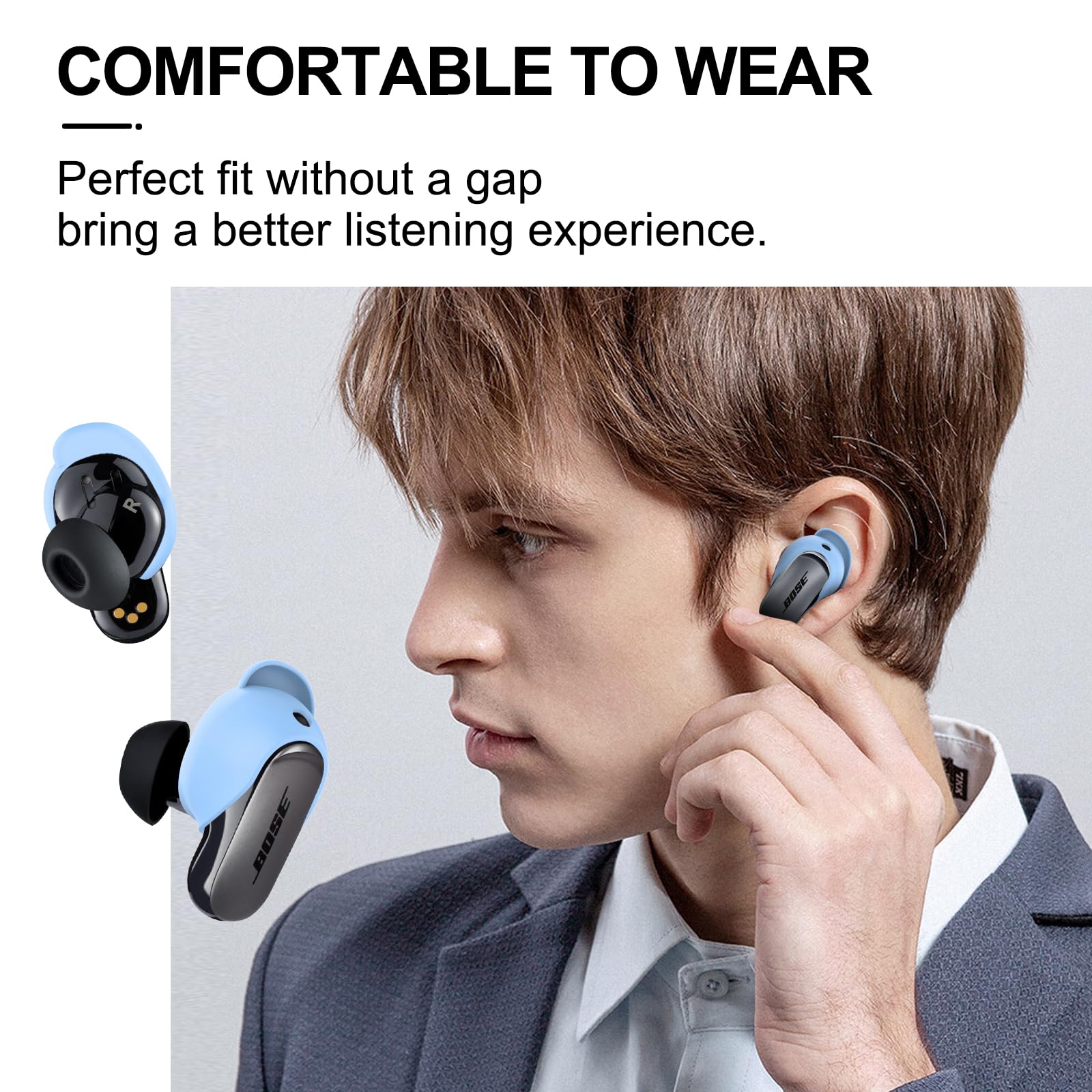 BOSE QuietComfor Ultra Earbuds社外イヤーパッド付き Bose Quiet Comfort （Ultra） EarBuds向け おすすめ