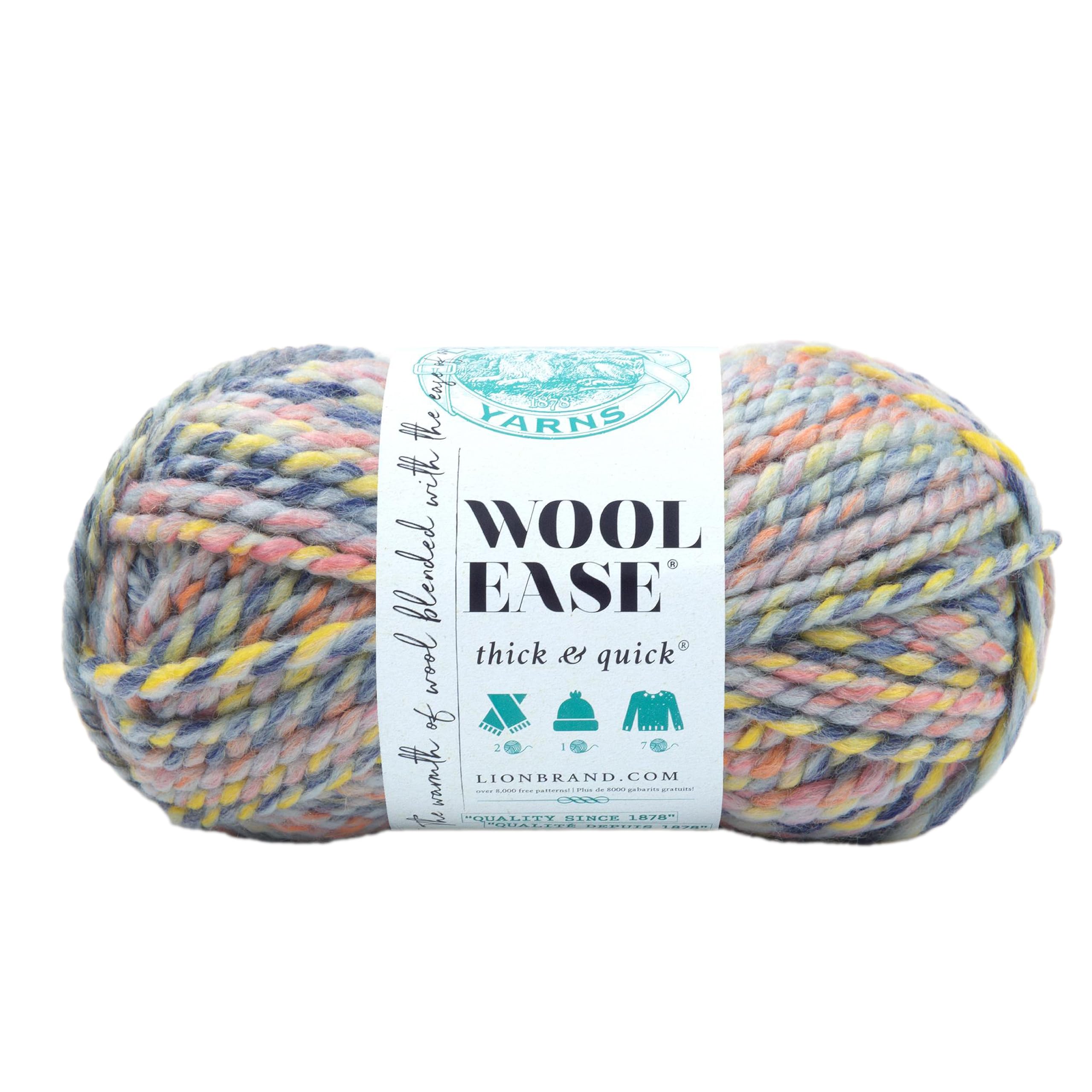 Lion Brand Yarn Wool-Ease Thick & Quick, Super Bulky Wool Blend Yarn for Knitting, Crochet, and Crafts, Dreamcatcher, 1 Pack — image 1