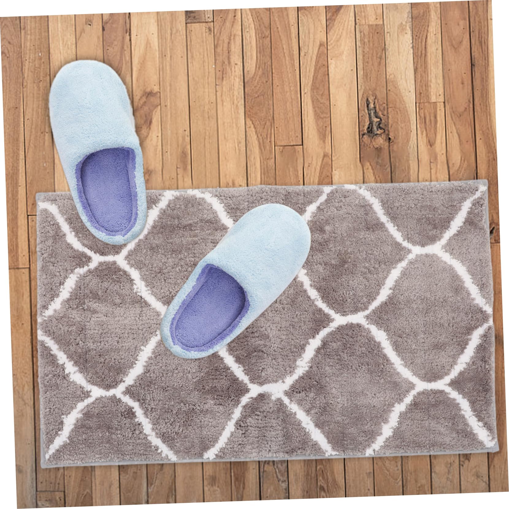 Alfombrilla Antideslizante de Baño y Absorbente Tapete de Poliéster para Suelo de Baño Alfombrilla