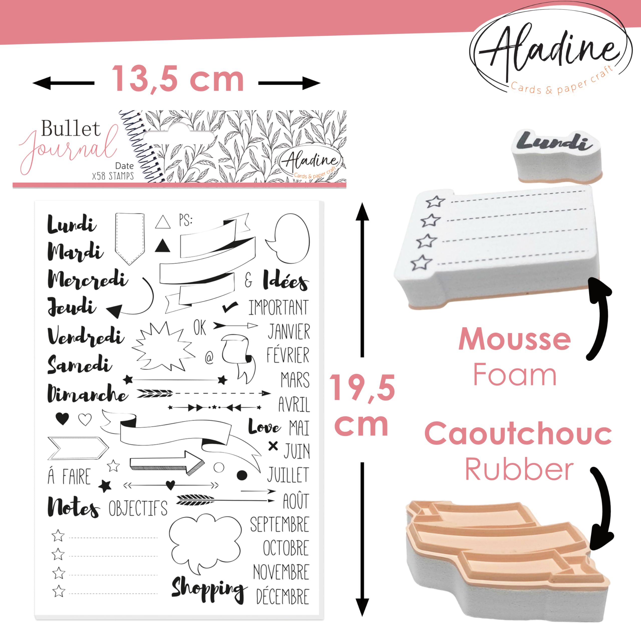 Aladine 03912 Stampo Planner Bullet gazeta