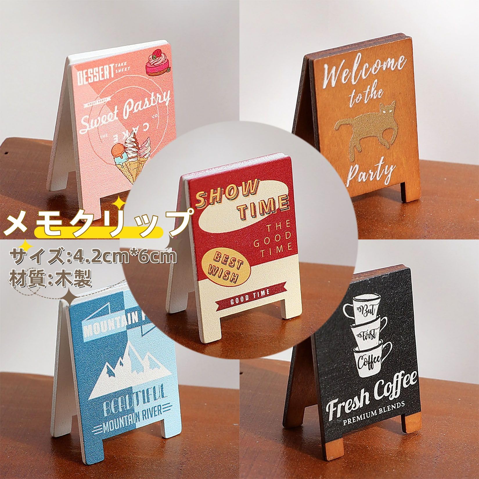 Amazon | Orirya クリップ メモクリップ 卓上 可愛い メモスタンド