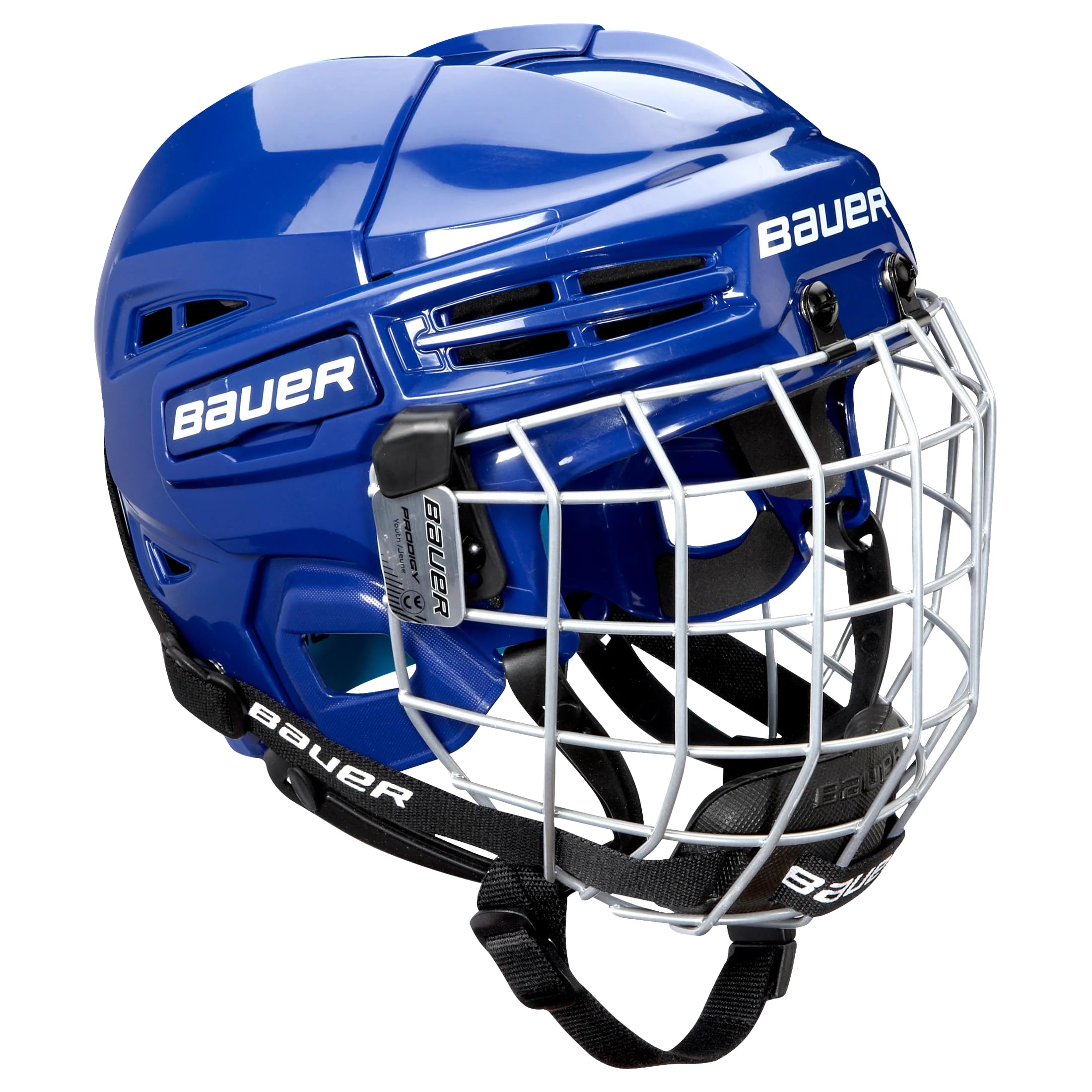 Bauer Prodigy Hockey Helmet Combo with Facemask Cage, Youth Size