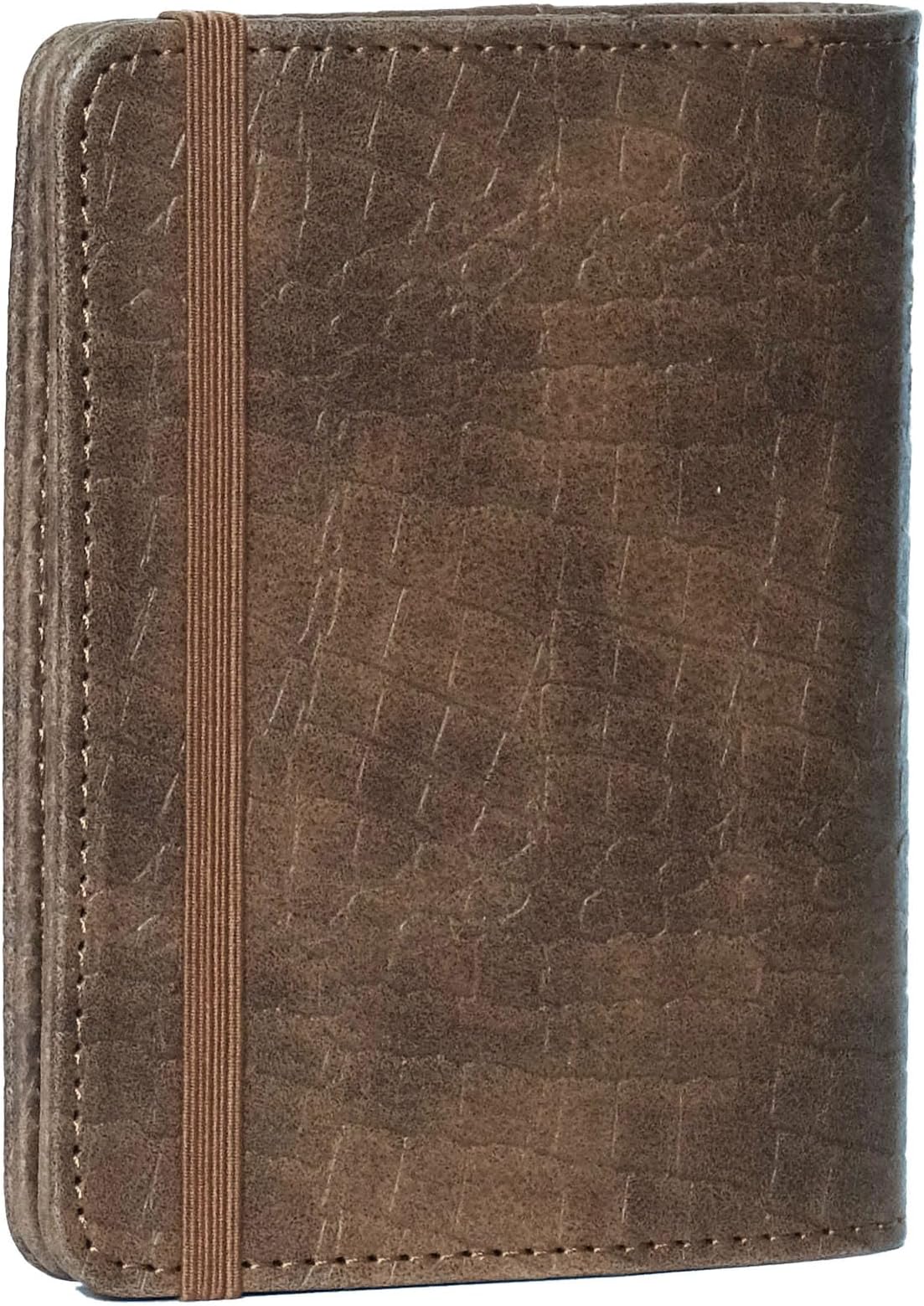 V.for.M System Notebook, m5 Mini 5-Hole Size, Notebook, Note, Ring, Memo Pad, Schedule Notebook, Notebook Cover, Business Notebook (Crocodile Embossed Coffee)