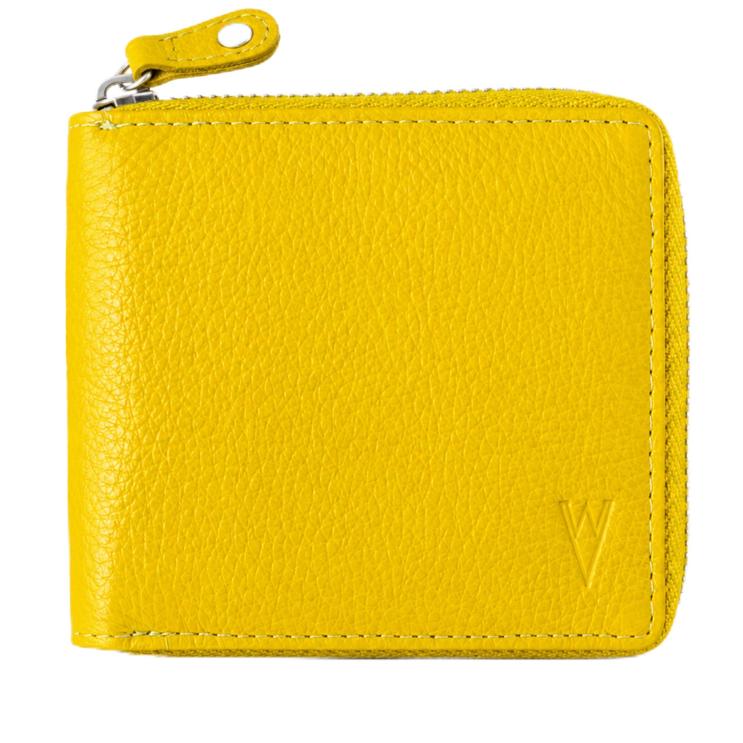 Prime Collection Genuine Leather Women's Wallet | RFID Blocking Zip Around Wallet | Premium Yellow Leather Wallet with Card Holder, Coin Pocket & Cash Compartments | Compact Everyday Purse-image-35