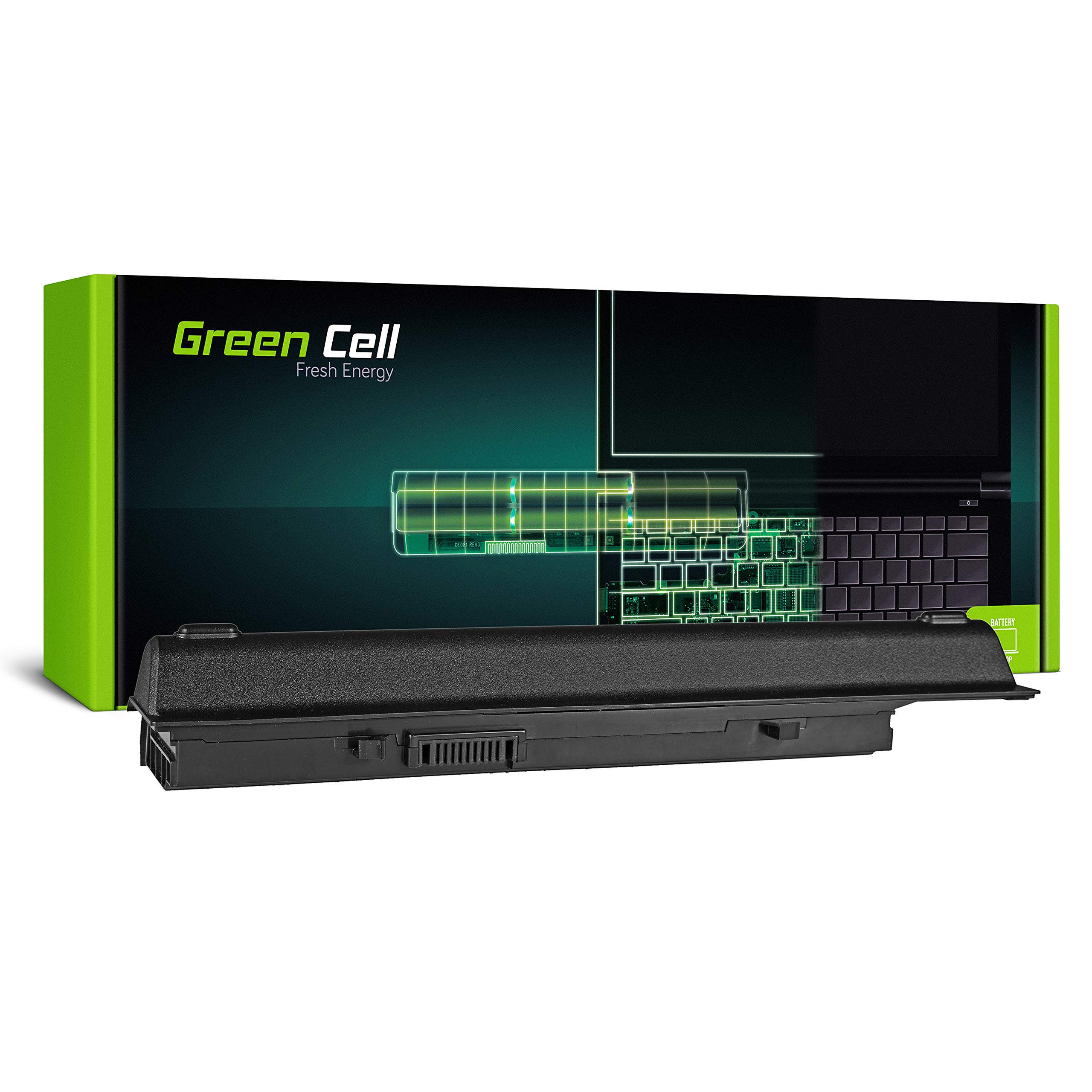 Green Cell Extended seria 7FJ92 Y5XF9 bateria do laptopa Dell Vostro 3400 3500 3700 (9 ogniw 6600 mAh 11,1 V czarna)