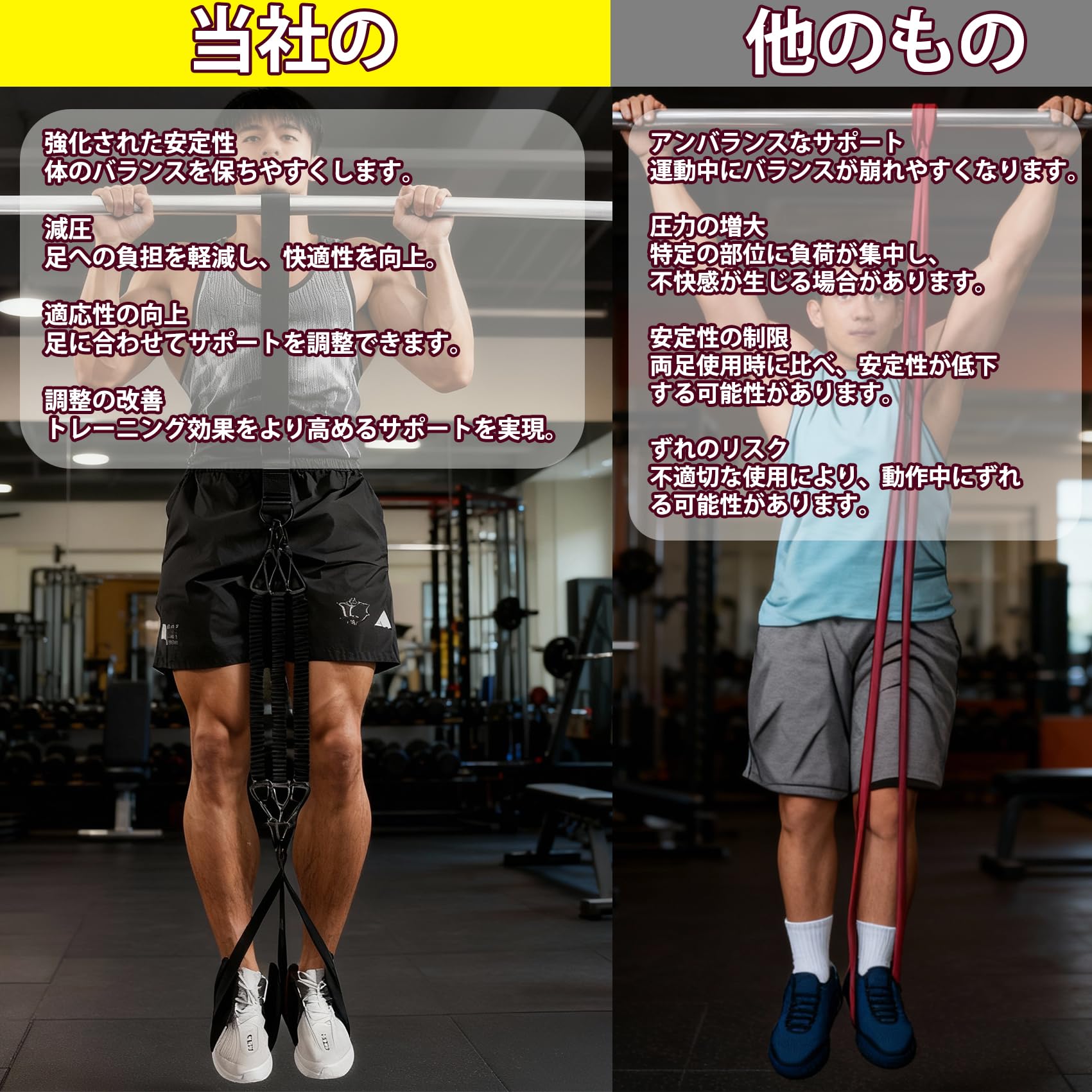 Amazon.co.jp: 懸垂アシストチューブ 補助バンド【最大34–102kg補助・3