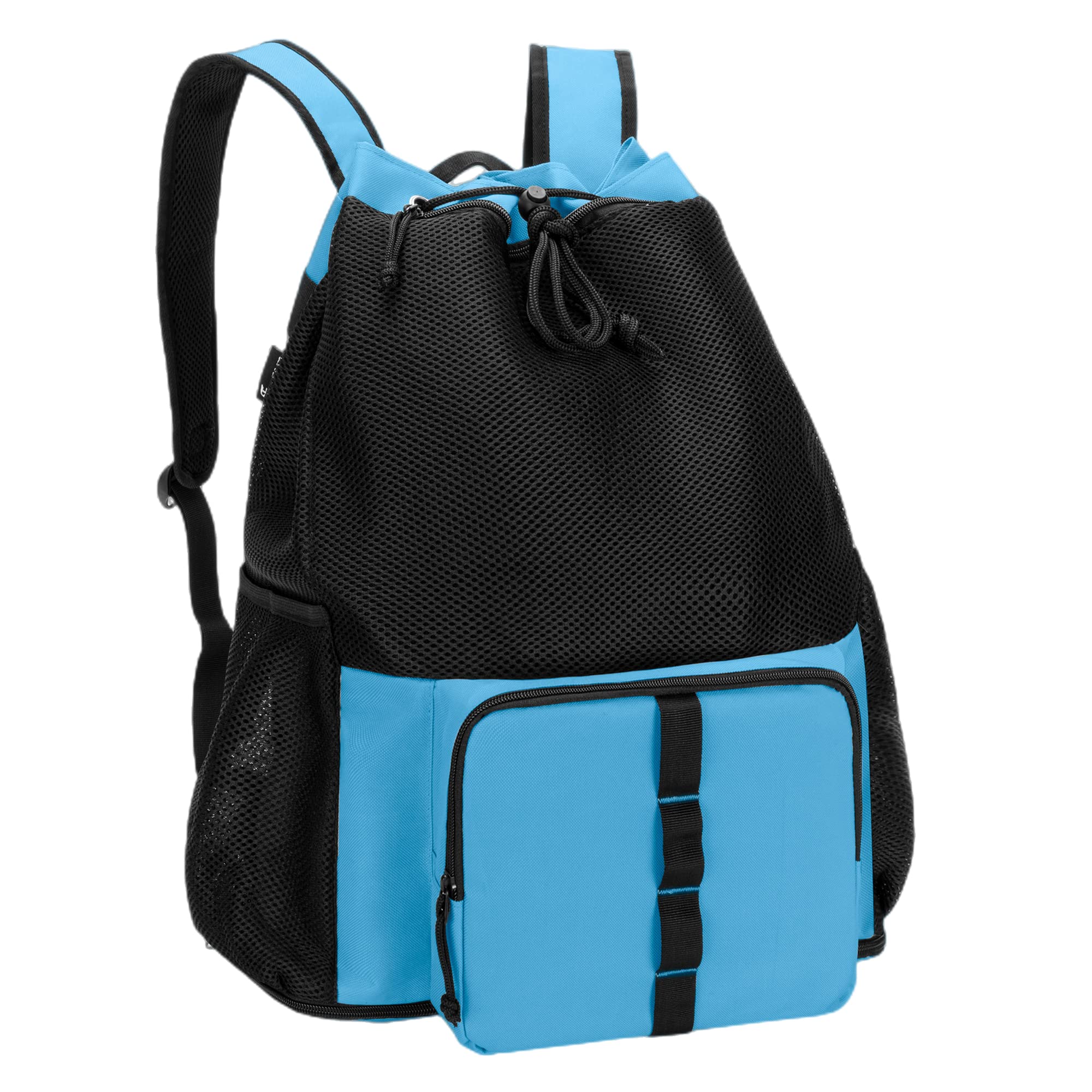 Fasrom Large Mesh Beach Bag With Zipper Bottom, Oversized Family Beach Bag Tote With Wet & Dry