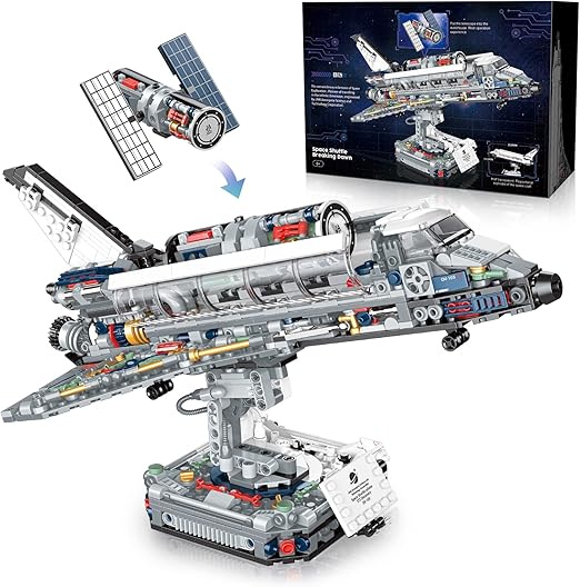 YESHIN Space Shuttle Building Blocks Kits with Mars Rover