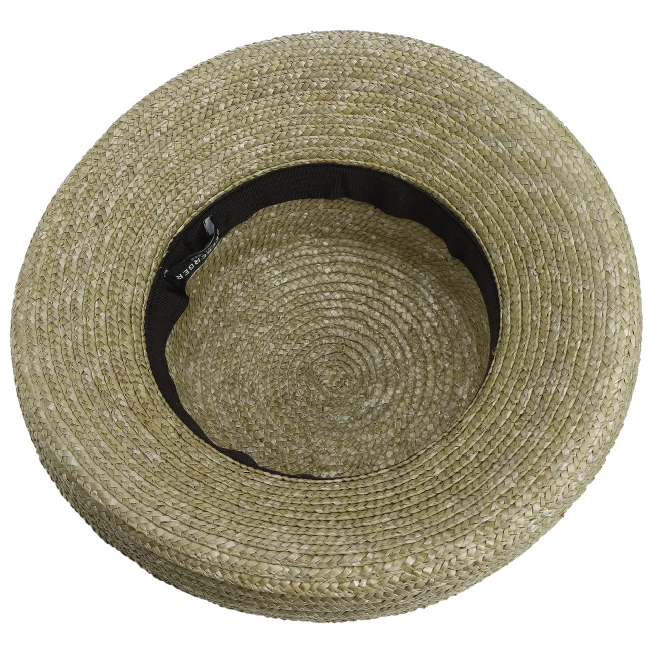 Seeberger Sombrero de Paja Dilara Mujer Verano (Talla única - Verde Oliva Claro)