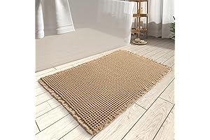 AMOAMI Non-Slip Waffle Bath Mat