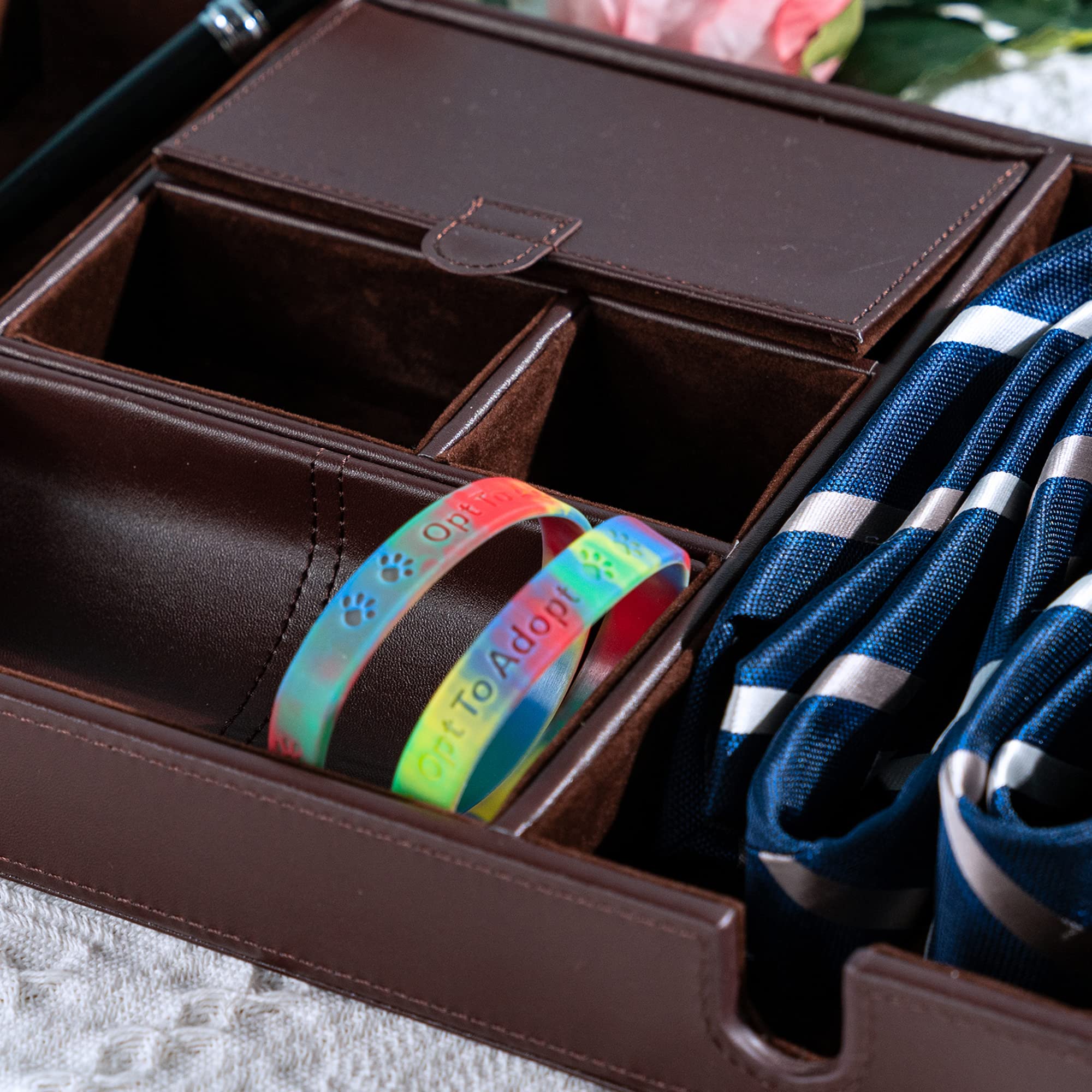 Fundraising For A Cause 10 Pack Pet Adoption Rainbow Silicone Bracelets