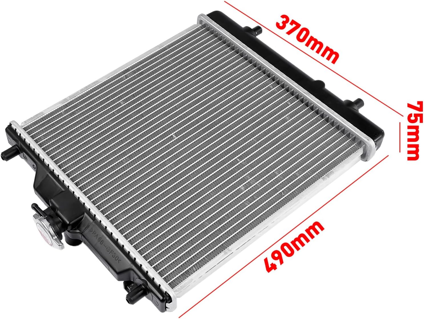 Radiator Compatible with Kubota RTV1100 RTV1100CRX RTV1100CR RTV1100CR9 RTV1100CW RTV1100CWX RTV1100CW9 RTV1140 RTV1140CPXR RTV1140CPX Mixizap