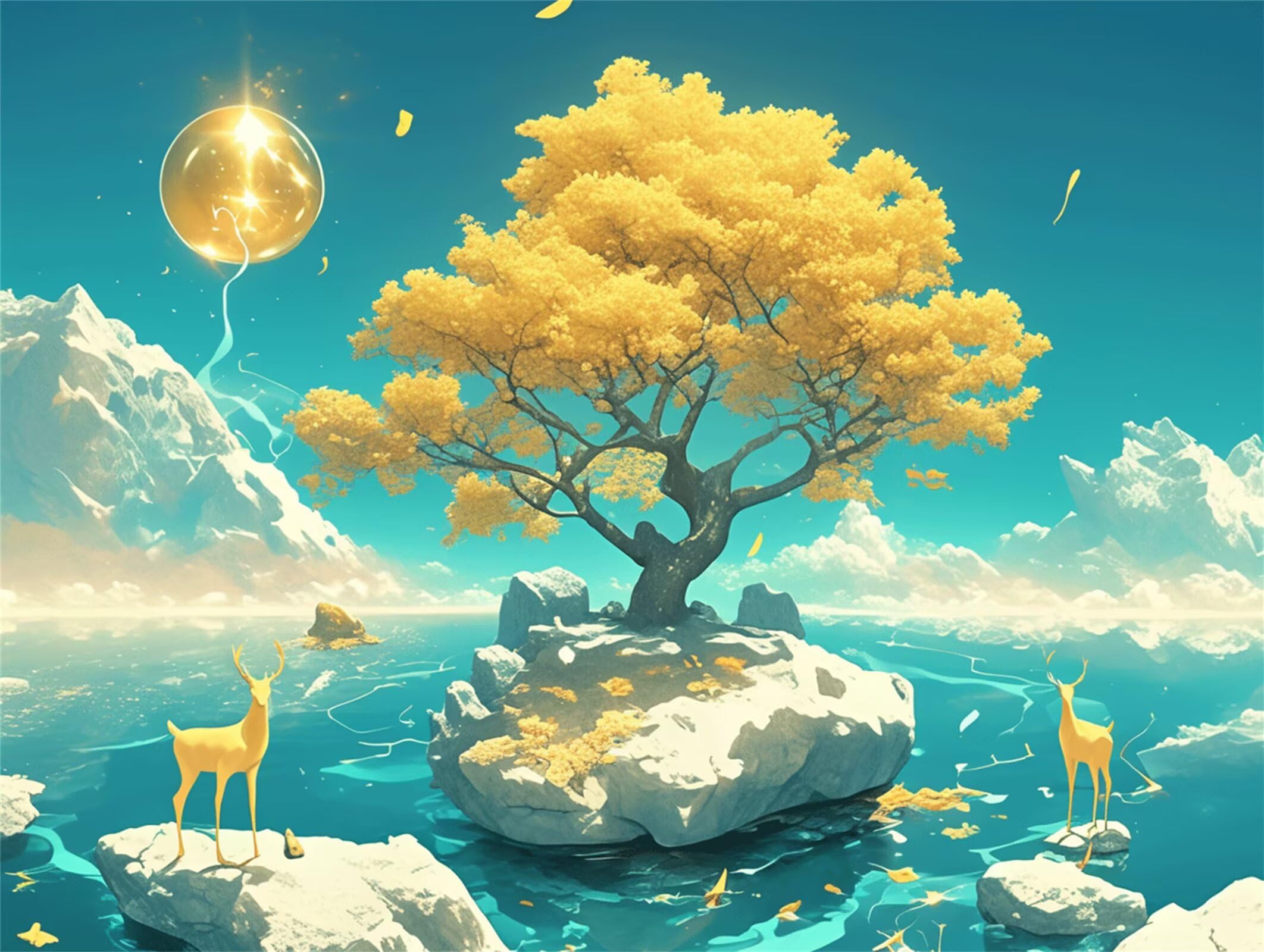 Pintar por Numeros árbol Pinturas Acrilicas animal Pintura por Numeros Adultos Lienzos para Pintar, Pintura Acrilica Manualidades, Decoración para Hogar, Regalos Cumpleaños, 90x120cm Sin Marco, q-808