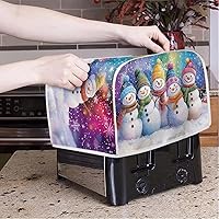 Vista 84 de Marbling Butterfly Print 2 Slice Toaster Dust Cover, Kitchen Small Appliance, Anti Dust and Fingerprint Bread Machine Cover