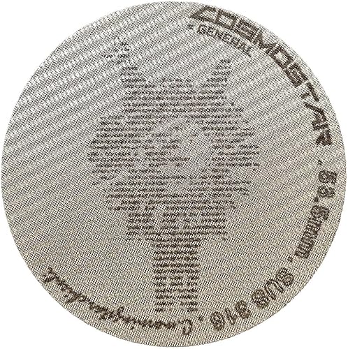 Cosmostar - Filtro reutilizable de metal con pantalla de disco espresso de 2.106 in para portafiltro, cesta de filtro profesional, barista