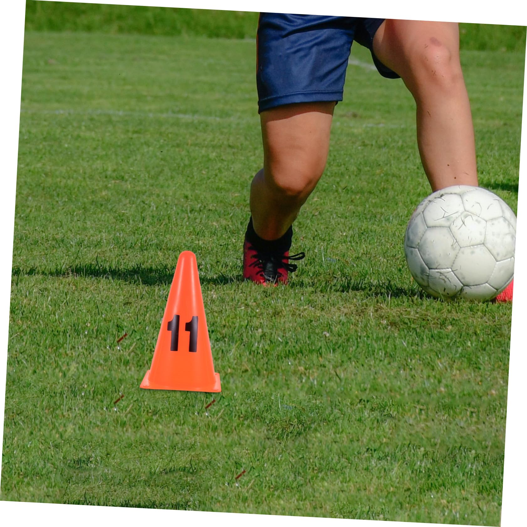 GALPADA 15piezas Conos de Fútbol Numerados de Plástico Unidades de Marcadores de Campo para Entrenamiento de Agilidad para Fútbol y Baloncesto