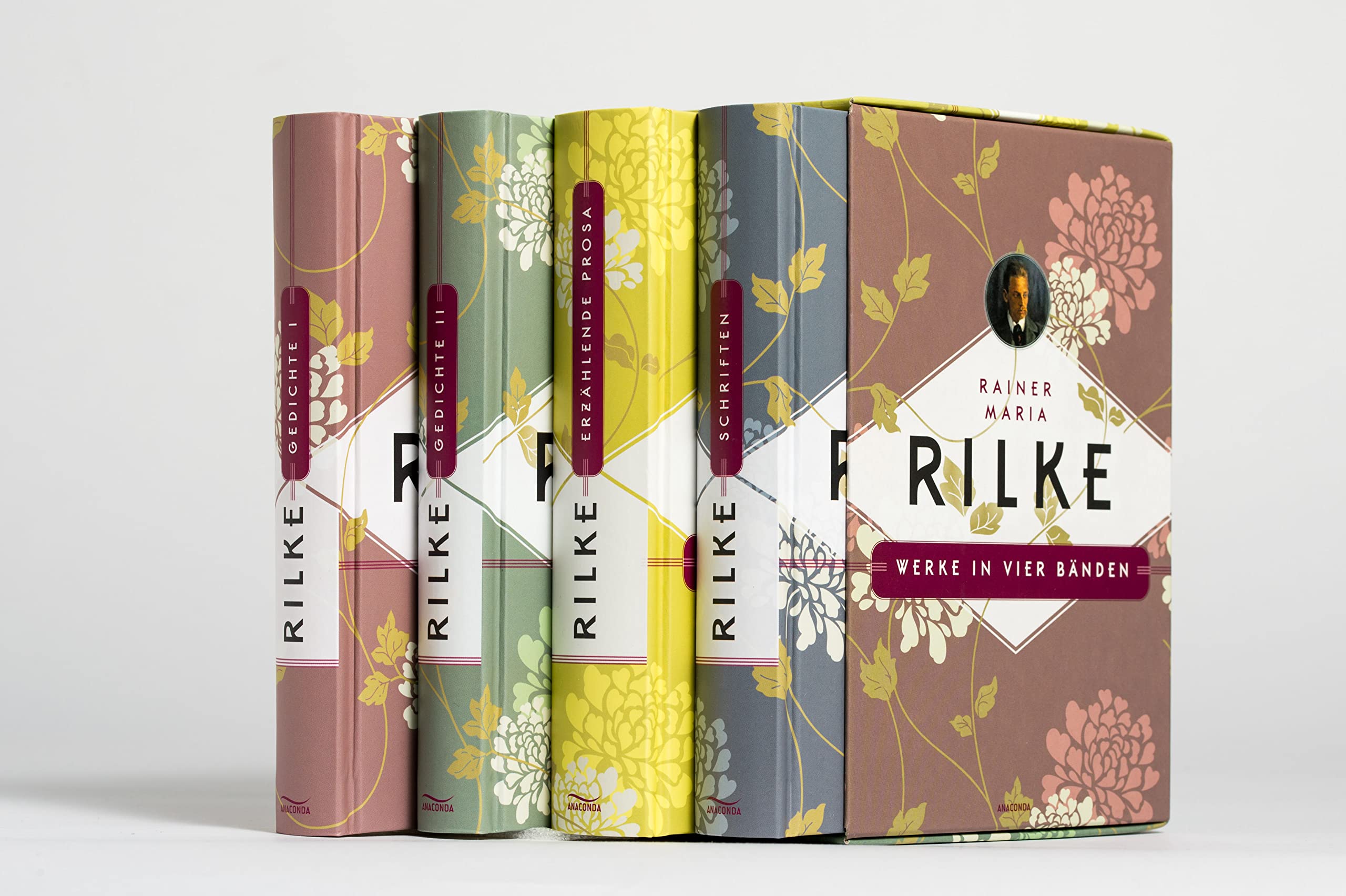 Rainer Maria Rilke, Werke in vier Bänden (Gedichte I - Gedichte II - Erzählende Prosa - Schriften) (4 Bände im Schuber)