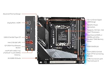 z690i aorus ddr5 マザーボード 美品 Amazon | Aorus Z690I AORUS Ultra (ソケット1700/Z690/DDR5/S
