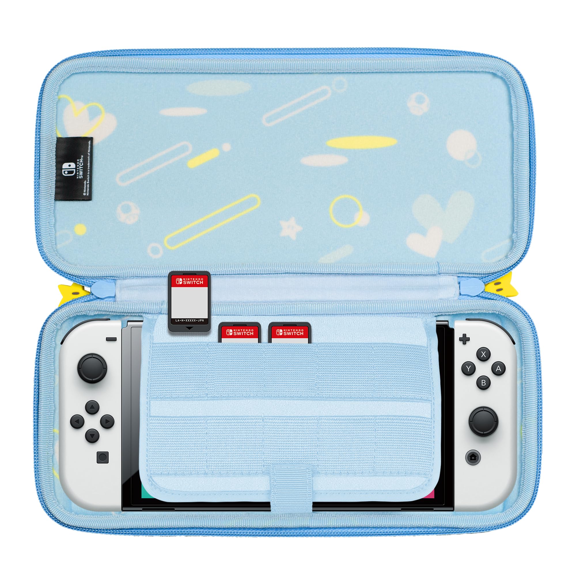 HORI Custodia sottile e resistente (City Pop Peach) per Nintendo Switch, con licenza ufficiale Nintendo