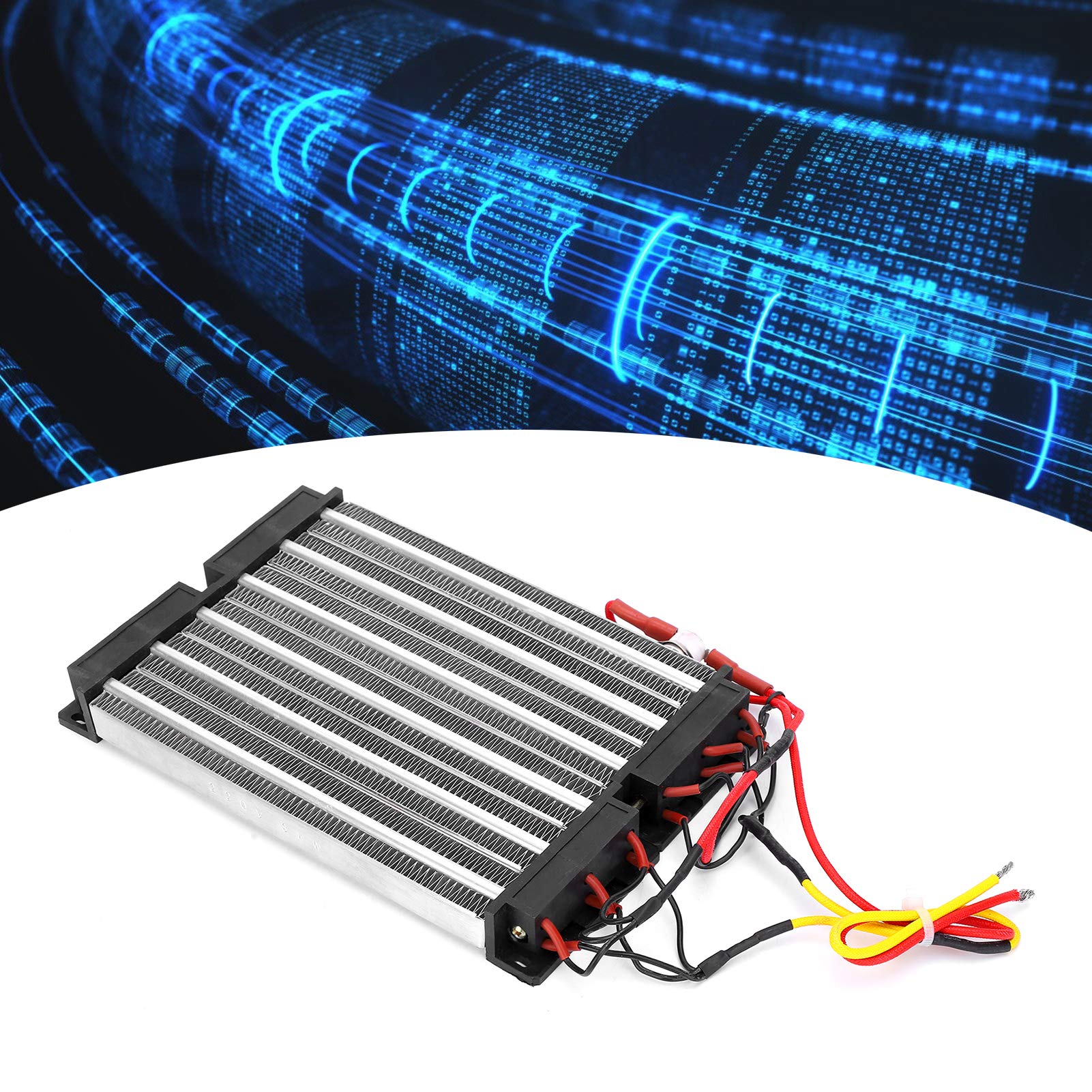 FTVOGUE Calentador de Aire de Cerámica PTC, Calentador PTC Aislado CA 220 V 3000 W Elemento Calefactor de Cerámica de Aluminio con Temperatura Constante Automática para Aire Acondicionado