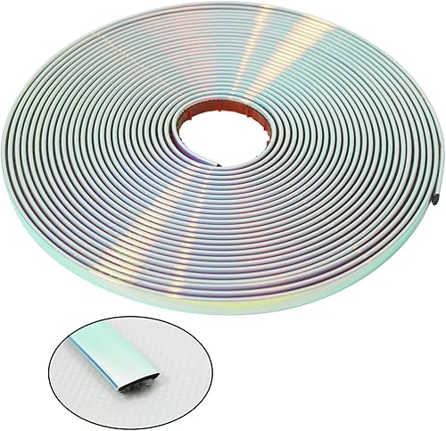 Moldura de 32.8 pies, impermeable, para paredes, bordes, marcos de ventanas, azulejos de salpicaduras, moldura flexible y autoadhesiva