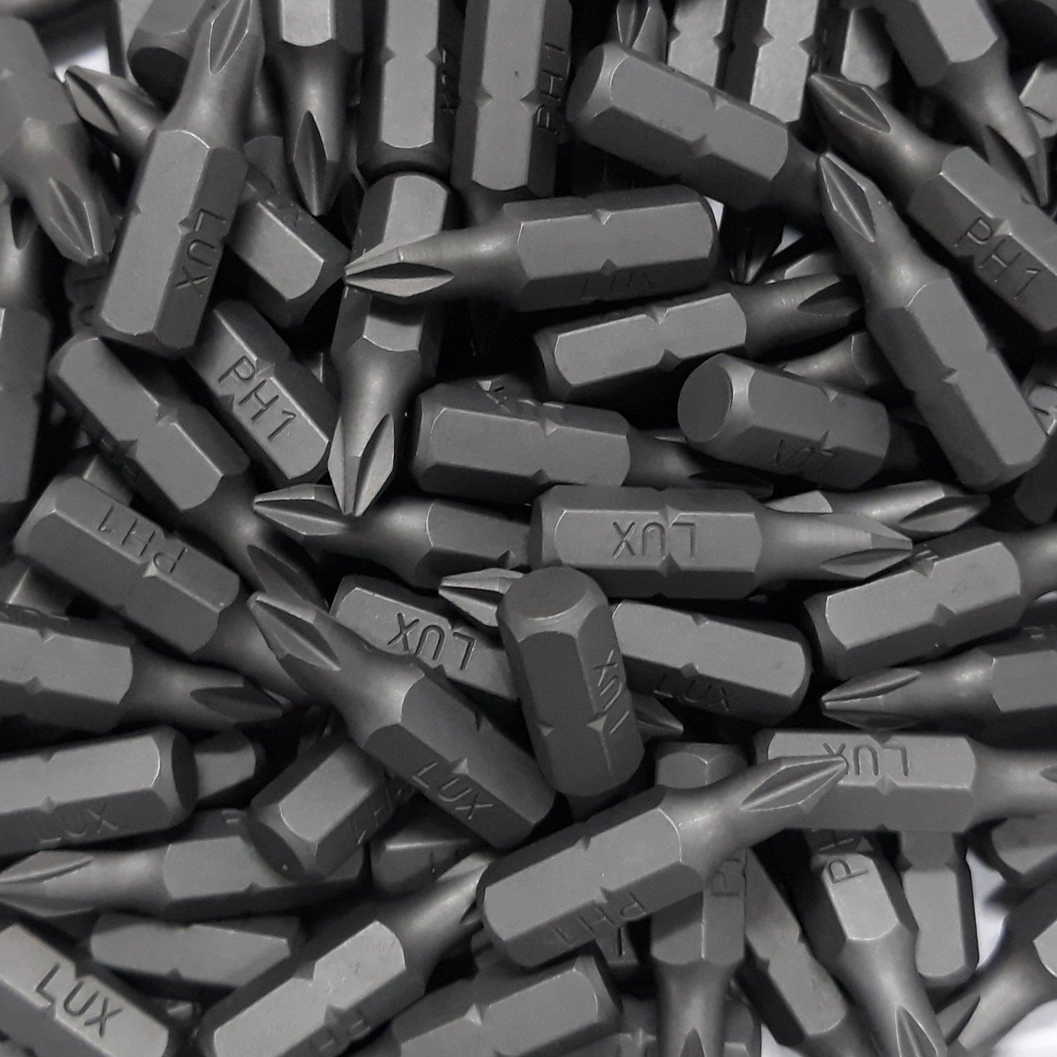 100 Stück PH2 Schraubenbits – Kreuzschlitz Phillips, 25 Mm Lang, 1/4" Aufnahme, Aus S2-Stahl