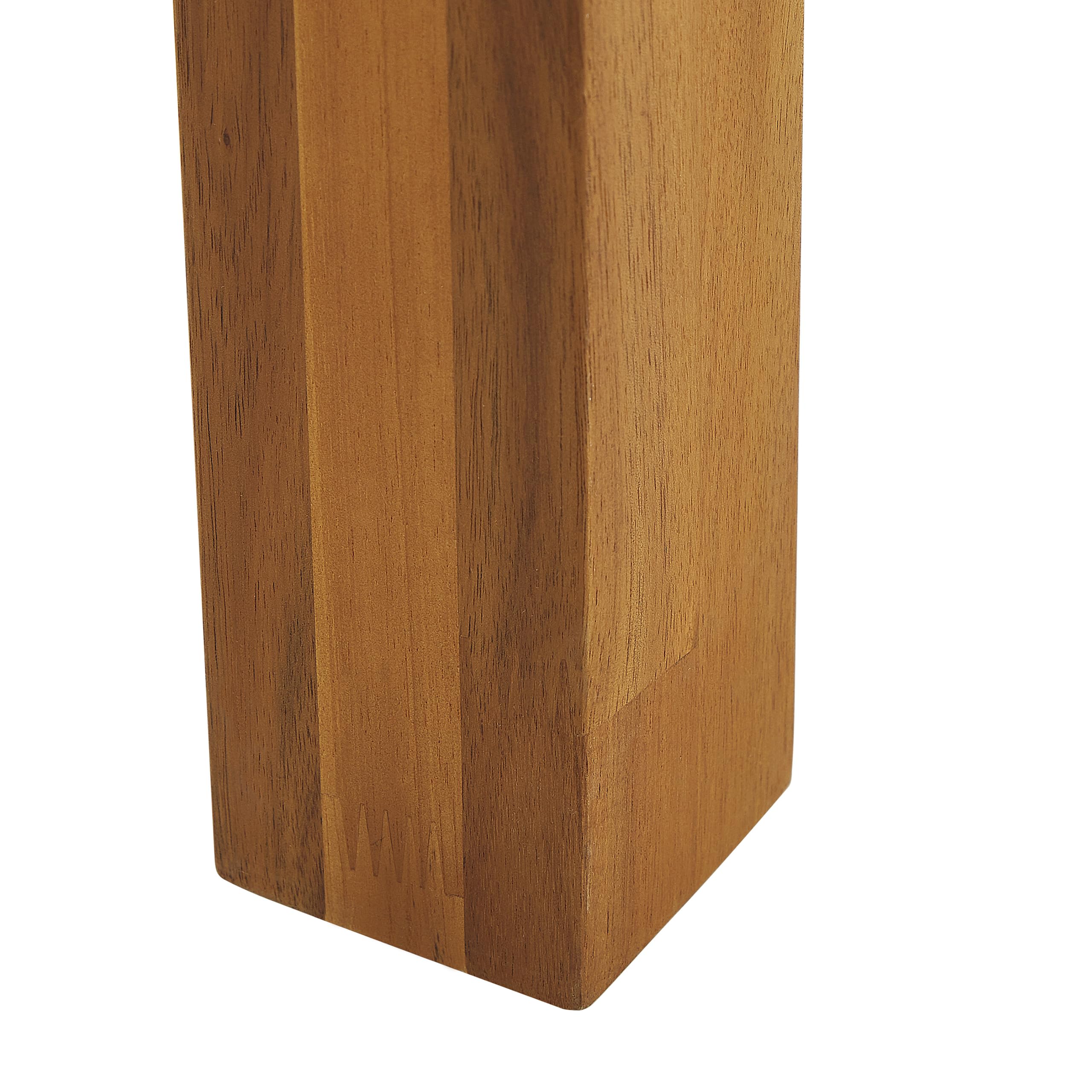 Stół ogrodowy 210 x 90 cm ośmioosobowy laminowane jasnobrązowy akacjowe Livorno