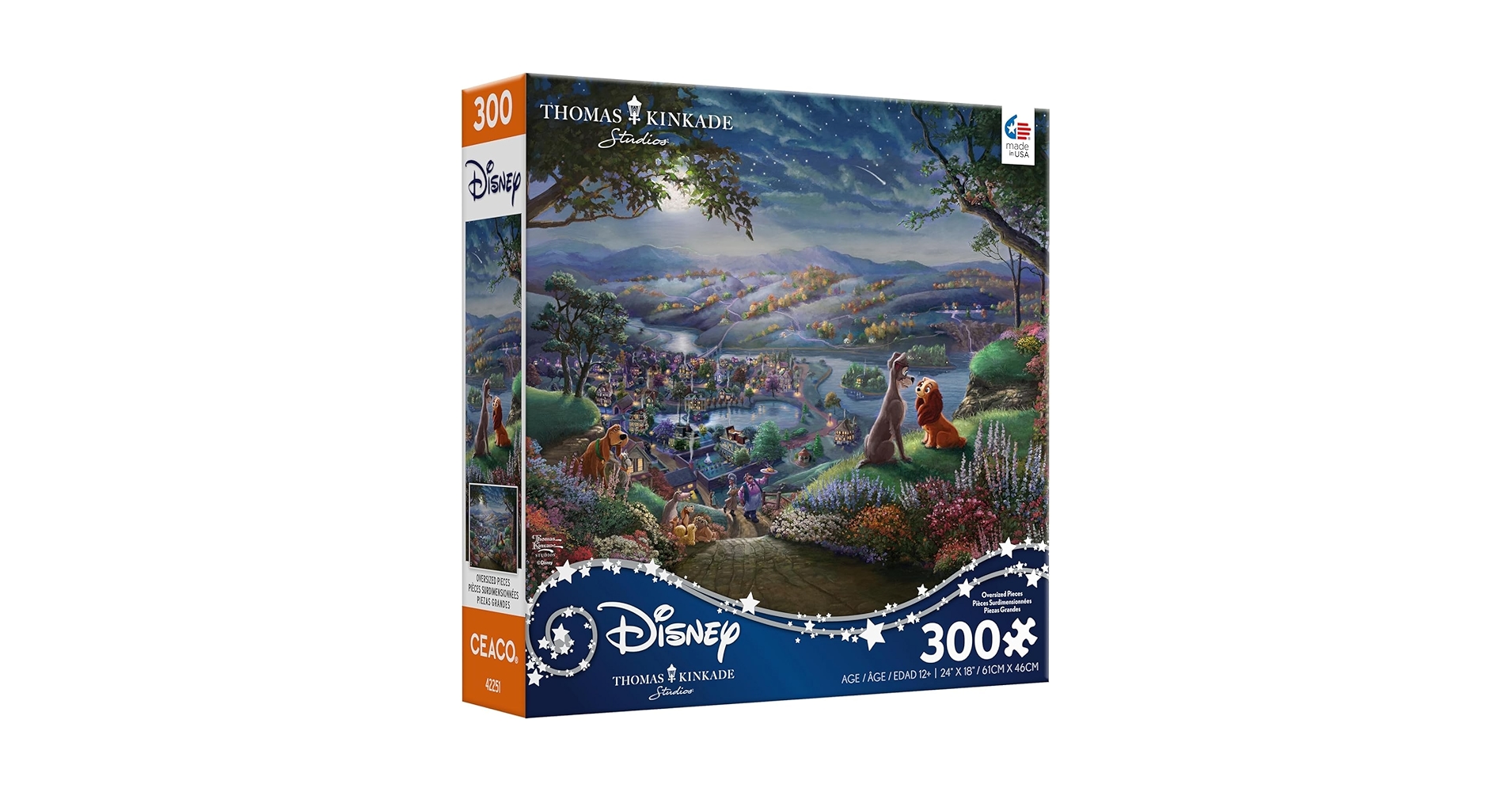 Amazon.com: Ceaco - Disney - Thomas Kinkade - Lady and The