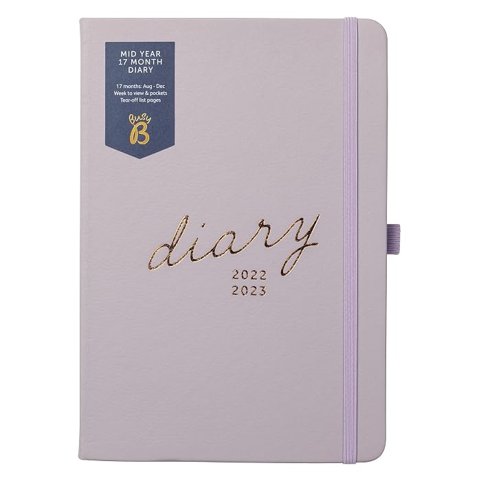 Buy Busy B Mid Year 17 Month Diary August 2022 August 2023 Lilac buy-busy-b-mid-year-17-month-diary-august-2022-august-2023-lilac