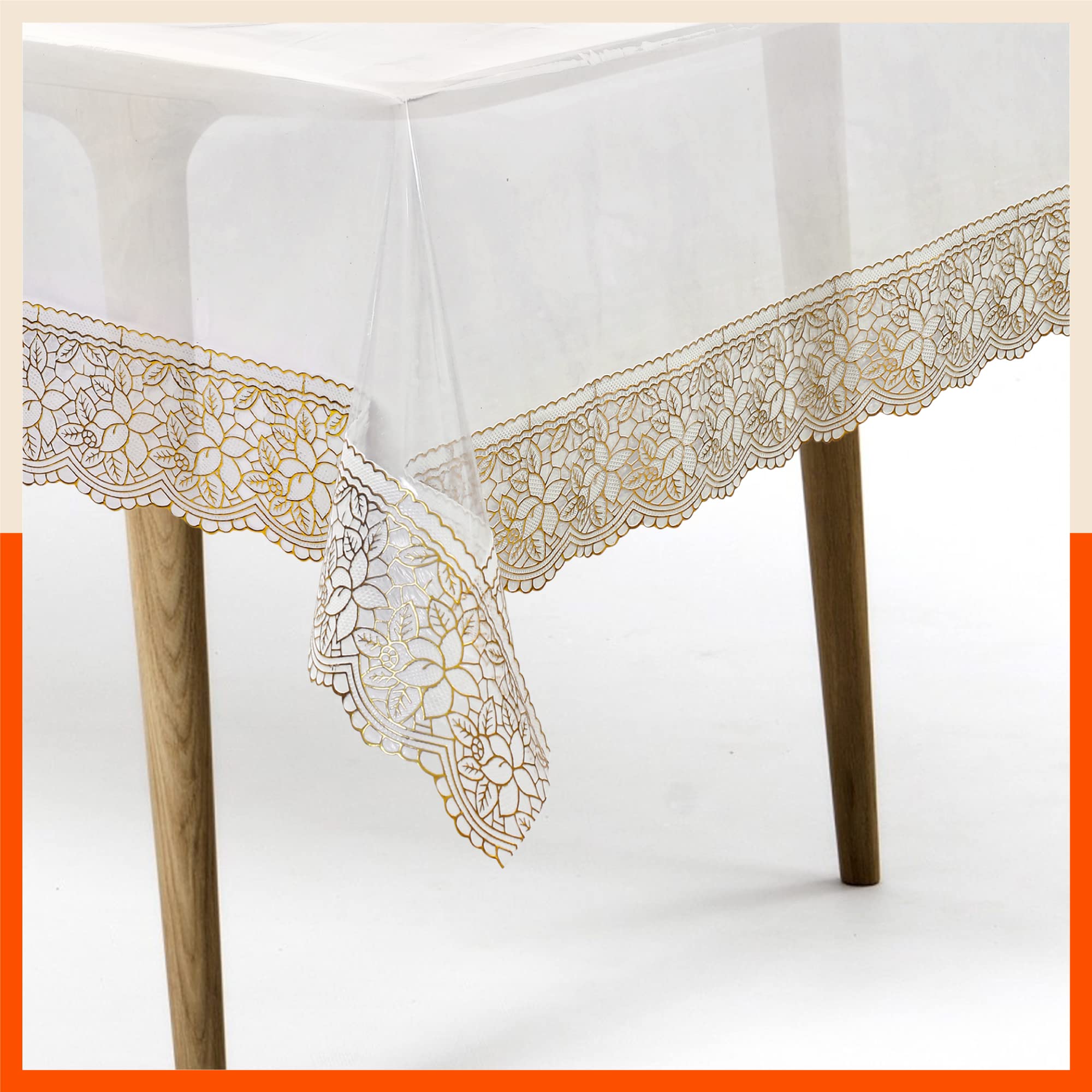 See full amazon price history chart for Bathla Matworks Aurum Plastic Table Cover for Dining Table with Golden Lace - Circular - 60" | Plain Bathla Matworks Aurum Plastic Table Cover for Dining Table with Golden Lace - Circular - 60" | Plain (B09MCWKWPY) Amazon Price History, Amazon Price Tracker