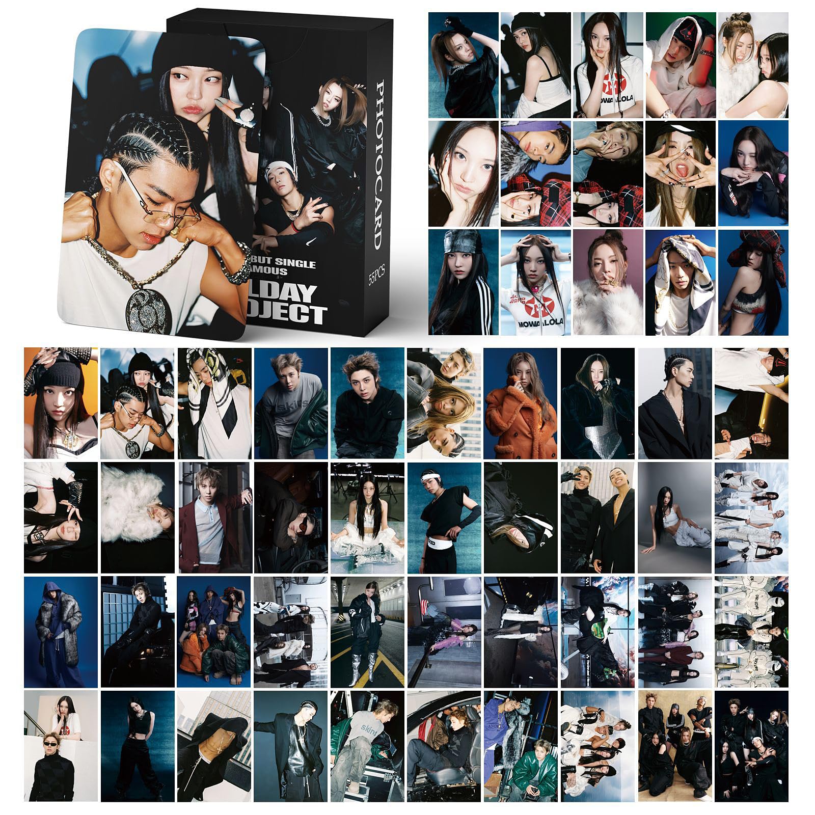 ALLDAY PROJECT Photocards KPOP FAMOUS Lomo Cards 55PCS Allday