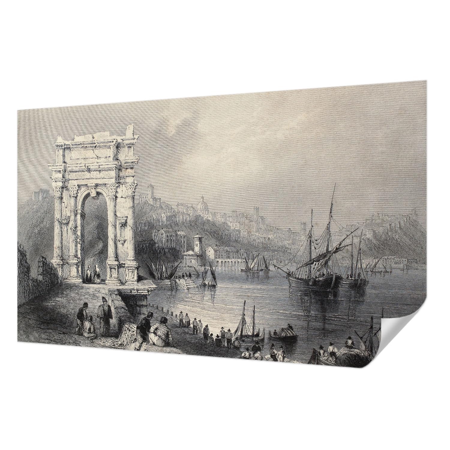 Papier peint autocollant anti-tache Tulup grand format marin