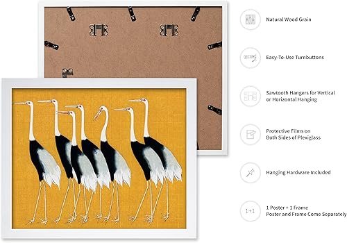 Miniatura 144 de Poster Master Póster vintage de flamenco americano, estampado retro de flamenco rosa, arte de pájaro, regalo para él, ella, amante de los animales,