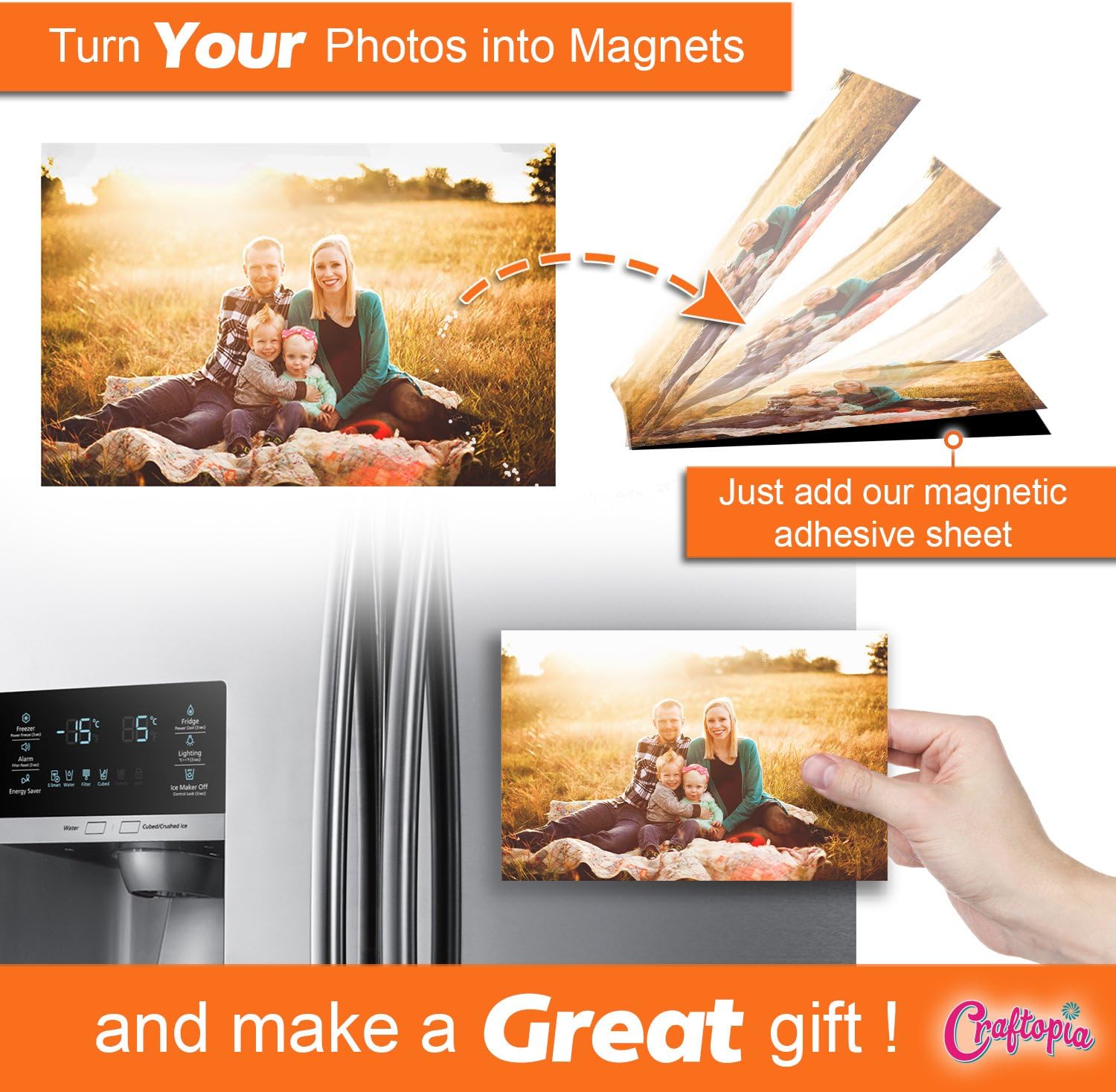 70% Off Discount Craftopia Magnetic Adhesive Sheets | 4 x 6 | Pack of 10 | Make Anything a Magnet! | Flexible Peel and Stick Self Adhesive for Crafts Photos Stamp Dies and More (4 x 6 10 Pack) Buy 1 get 1 Craftopia Magnetic Adhesive Sheets | 4 x 6 | Pack of 10 | Make Anything a Magnet! | Flexible Peel and Stick Self Adhesive for Crafts Photos Stamp Dies and More (4 x 6 10 Pack)