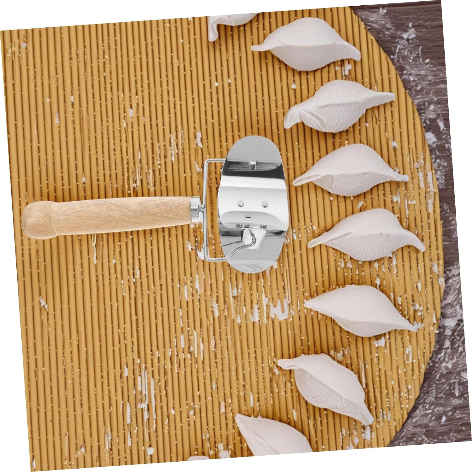 3pcs Dumpling Tool Stainless Steel Dumpling Wrapper Mold Ravioli Maker Easy to Cut for Restaurant Home