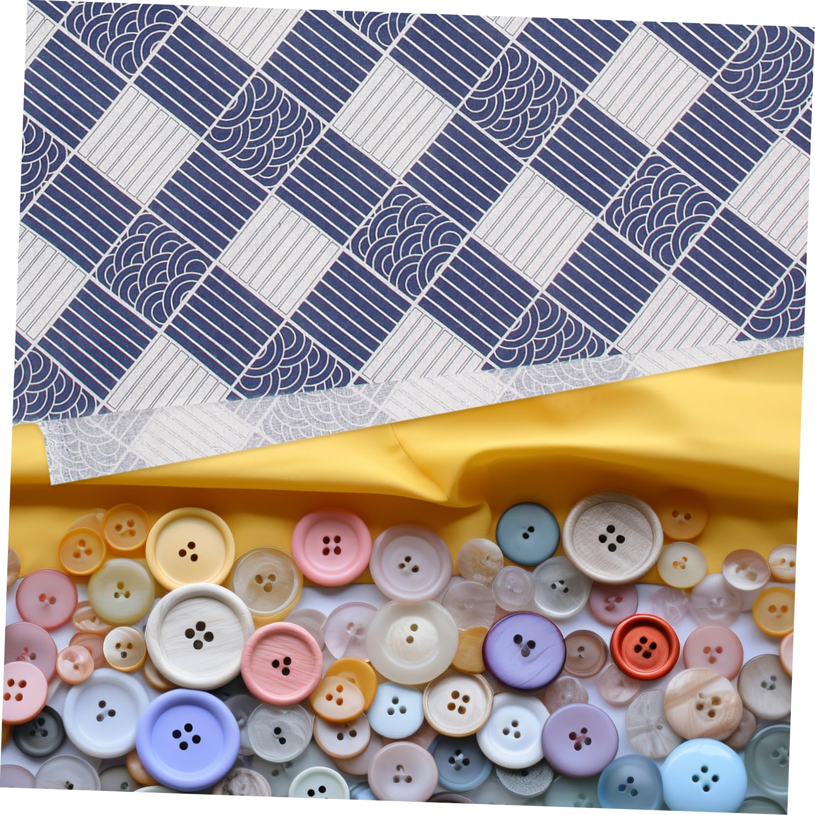 Tessuto Patchwork DIY per Cucito e Trapuntatura 3 Fogli