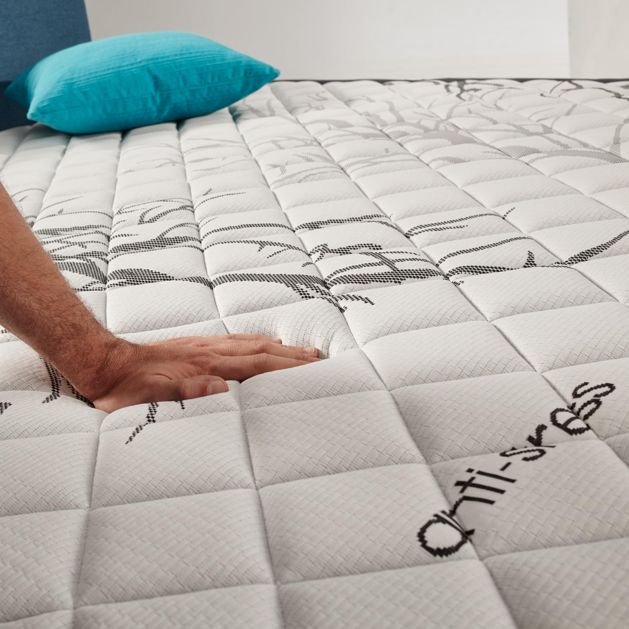 Materac King Size o długości 1,5 m materac z pianki memory o głębokości 9,5 cala (150 x 200 cm) ognioodporna skóra miękka Trilux