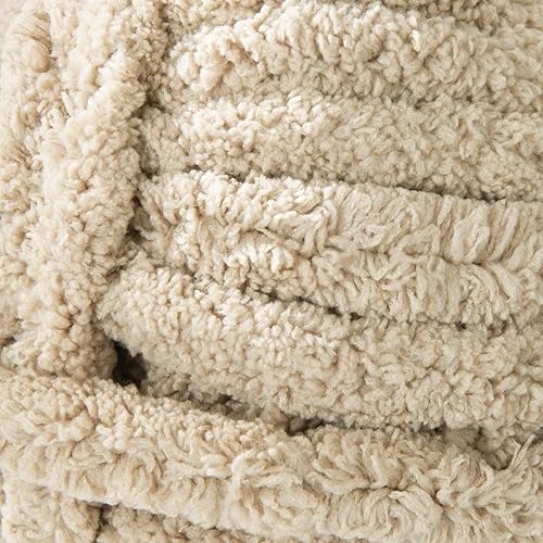 Vista 117 de HOMBYS Hilo de felpilla grueso verde salvia para tejer a mano, esponjoso, suave, jumbo, hilo súper voluminoso para manta gruesa, hilo para tejer