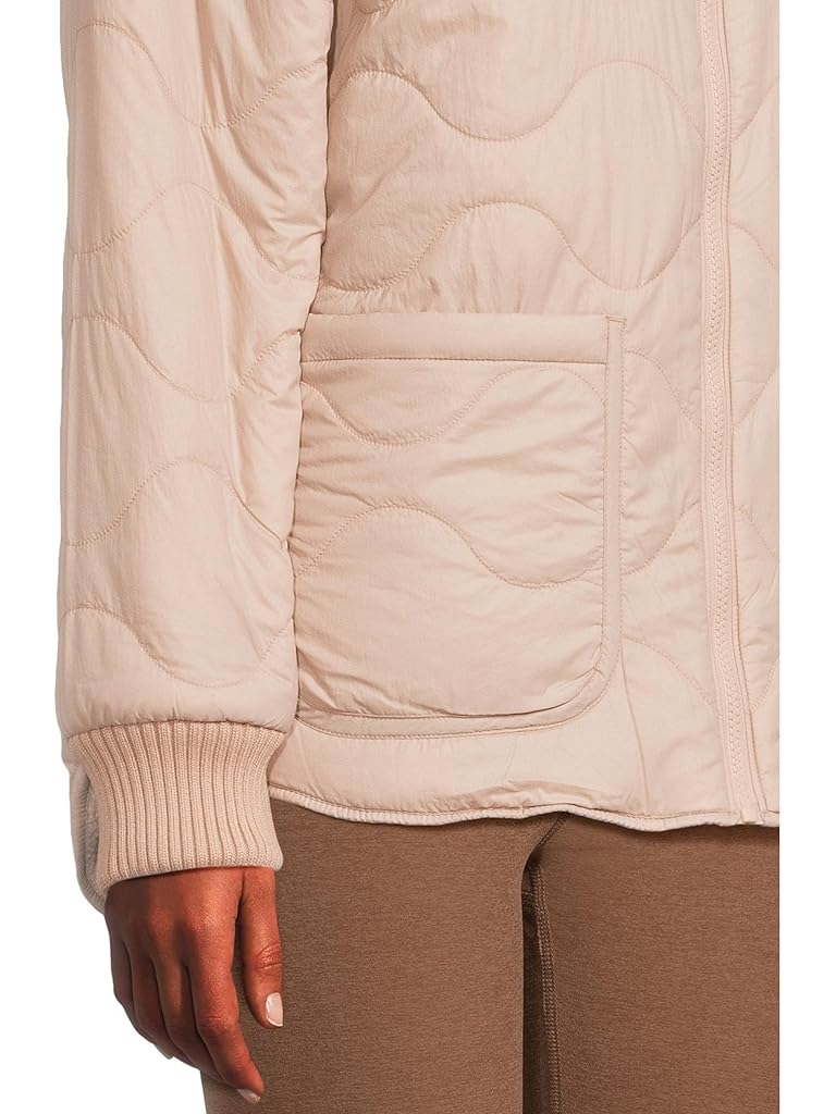 White Beyond Yoga Reversible Quilted Jacket