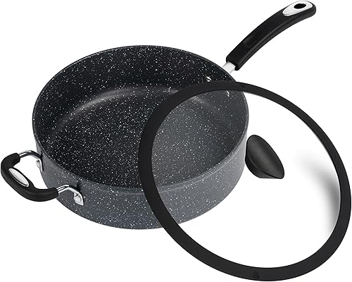 Miniatura 8 de The Stone Earth de Ozeri cacerola con revestimiento antiadherente 100 libre de PFOA derivado de piedra de Alemania Gris granito