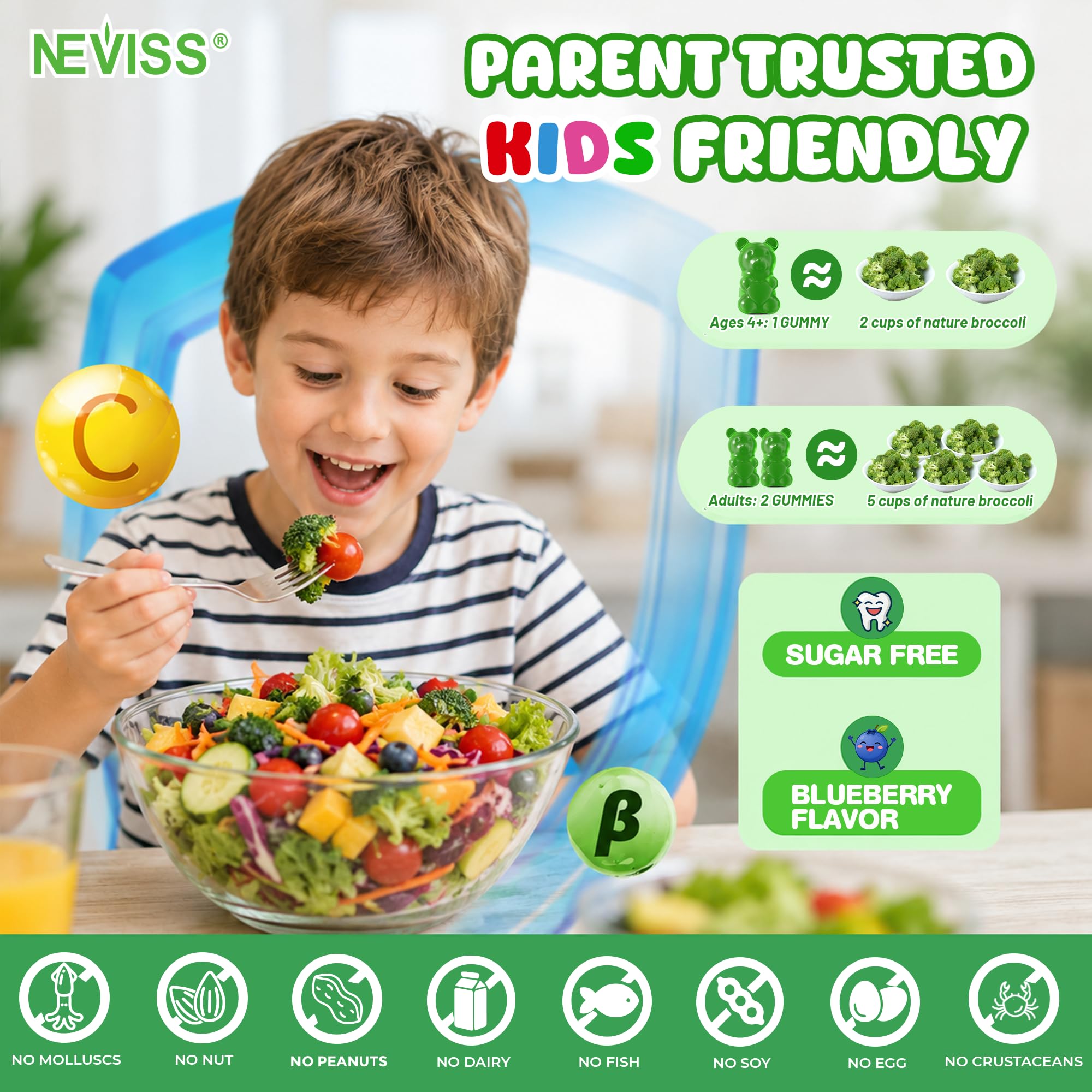 Liposomal Sulforaphane Gummies from Broccoli Sprouts,Kids 4+,0 Sugar,120cts — Amazon image 6