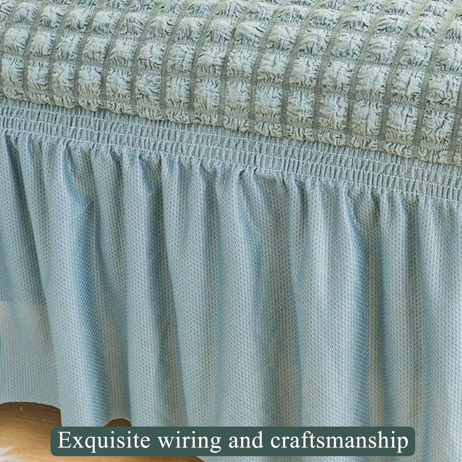 Pink,XL, Ottoman Cover Square Soft Ottoman Slipcover with Elastic Band Stretch Footstool Cover Furniture Protector Cover for Living Room Bedroom Small Medium Large Washable